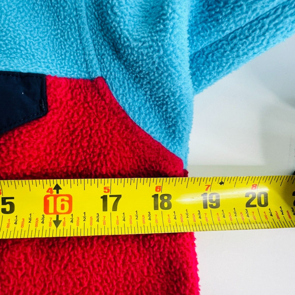 Patagonia Synchilla Re-Tool Snap-T Fleece Pullover Girls Sz XL/14 - Picture 11 of 12